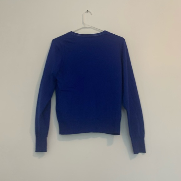 banana republic stretch cotton cardigan M - Picture 3 of 6